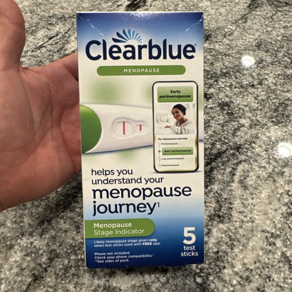 Clearblue Menopause Stage Indicator - 5 Test Sticks Exp‎ 06/2026 #Bin1